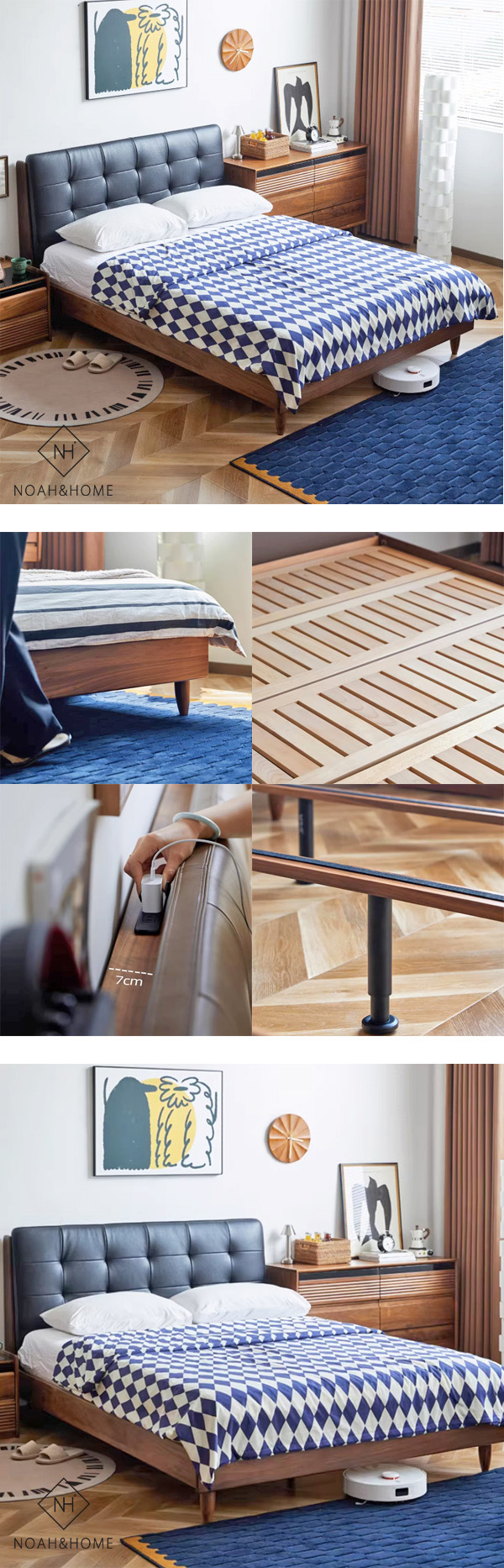 CU/有容軟包床 實木床