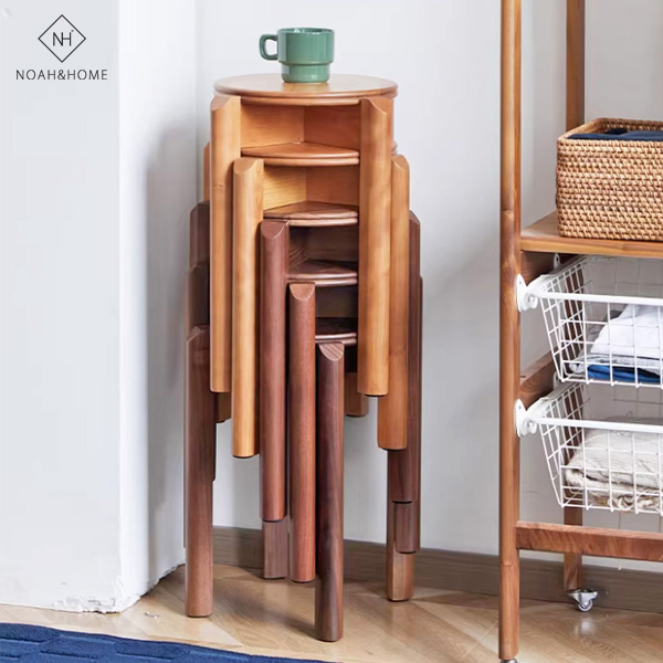 CU/有序堆疊凳 實木椅凳