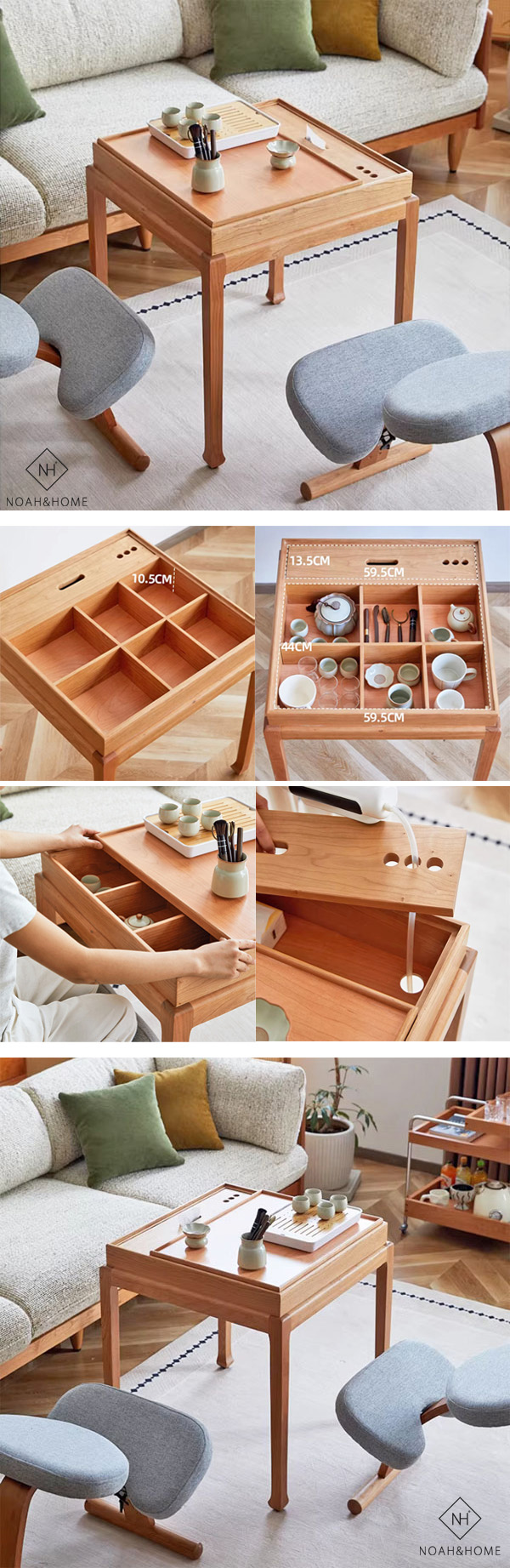 CU/自在茶桌 日式 實木茶桌