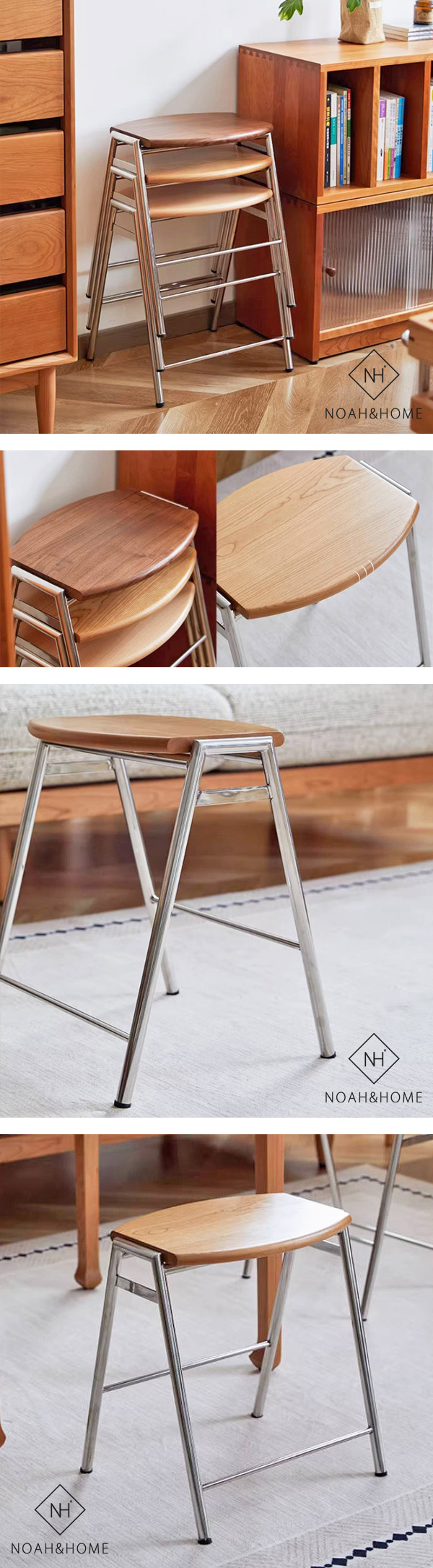 CU/推疊凳 實木椅凳